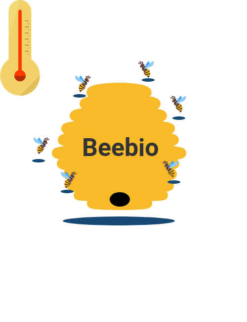 Tetragonisca bee temperature
